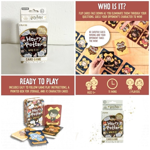 Paladone Harry Potter Who is It? Character Guessing Game 20 Question In Tin Case - Picture 1 of 6